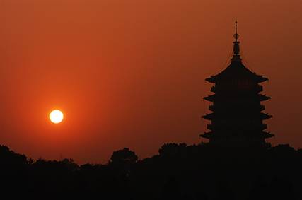 世界遺産 杭州西湖の画像 杭州西湖の絶景写真画像  中国