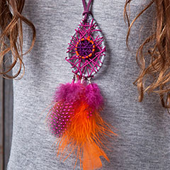 Craft-tastic - Dream Catcher Necklace