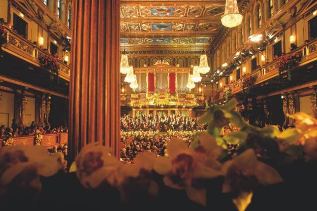 Description: Musikverein, Goldener Saal, Wiener Philharmoniker